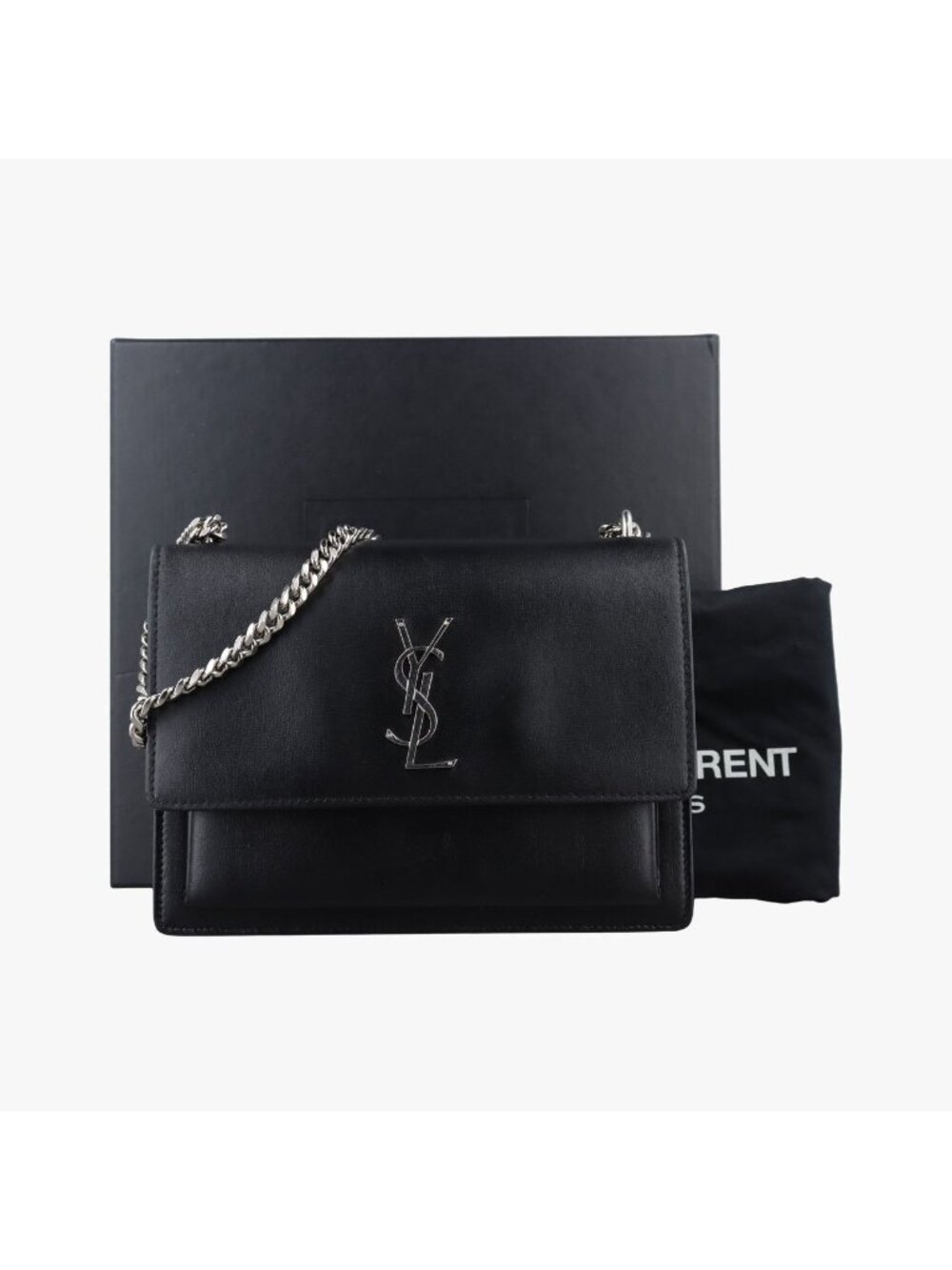 Saint Laurent Sunset Black Leather